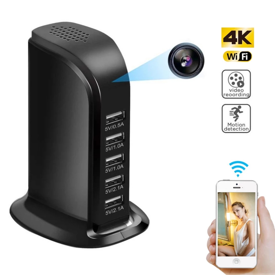 Full Hd Usb Şarj Standı Wifi Kamera