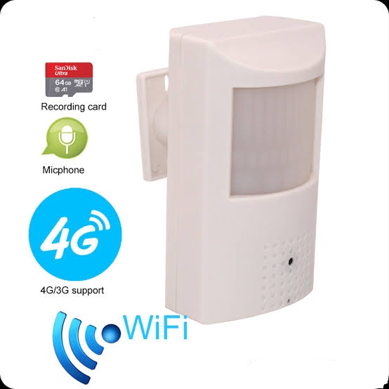 Alarm Pır Görünümlü wifi gizli kamera
